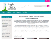 Tablet Screenshot of fragile-earth.co.uk